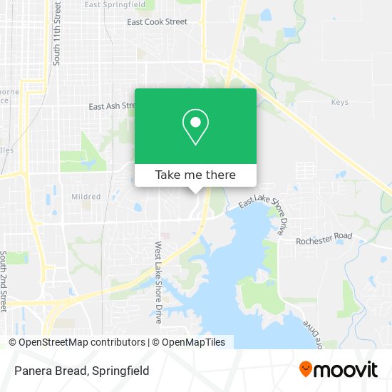 Mapa de Panera Bread