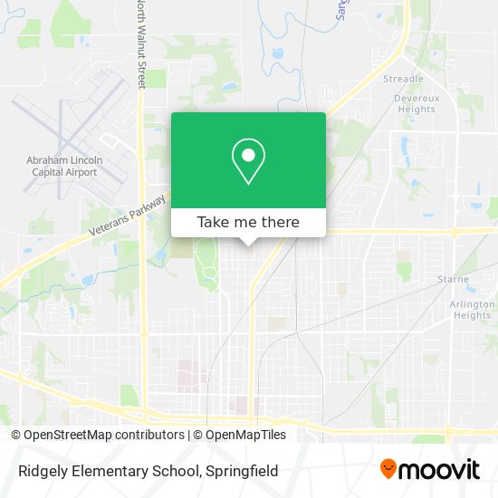 Ridgely Elementary School map