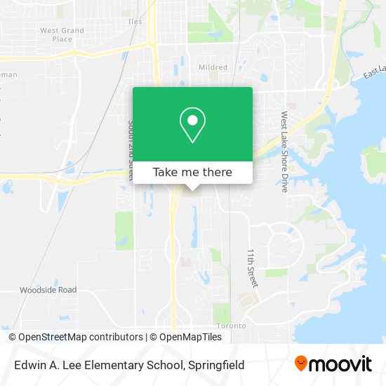 Edwin A. Lee Elementary School map