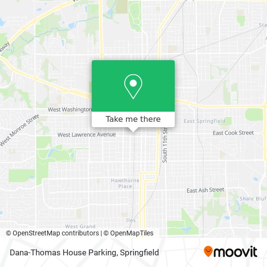 Dana-Thomas House Parking map