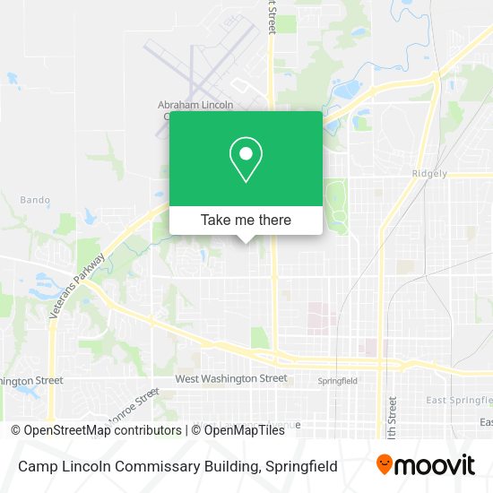 Mapa de Camp Lincoln Commissary Building