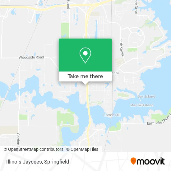 Illinois Jaycees map