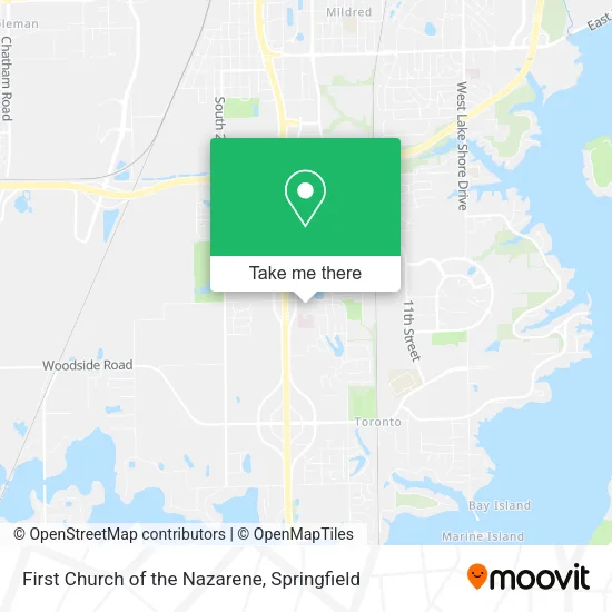 First Church of the Nazarene map