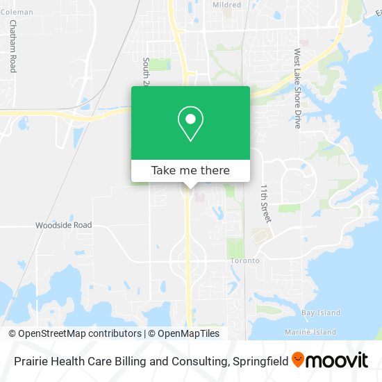 Prairie Health Care Billing and Consulting map