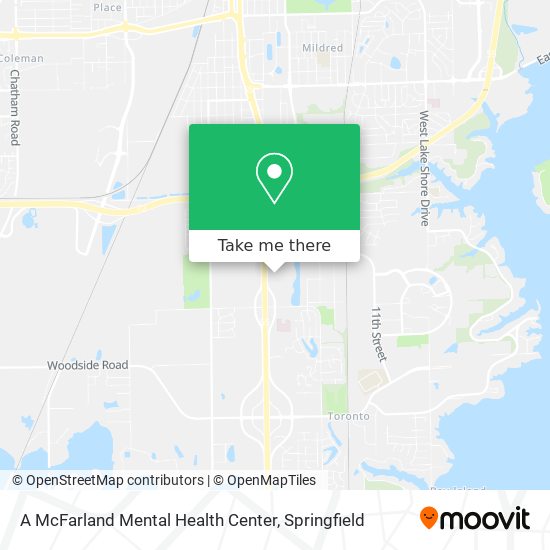 Mapa de A McFarland Mental Health Center