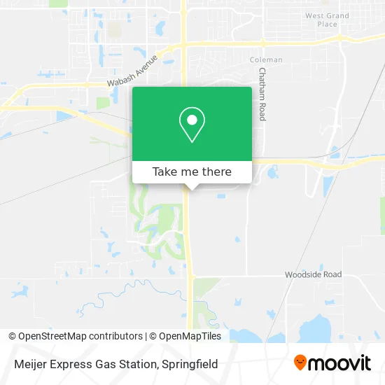 Meijer Express Gas Station map