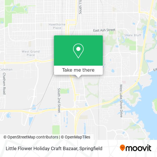 Mapa de Little Flower Holiday Craft Bazaar