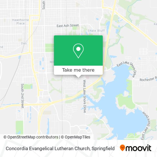 Concordia Evangelical Lutheran Church map