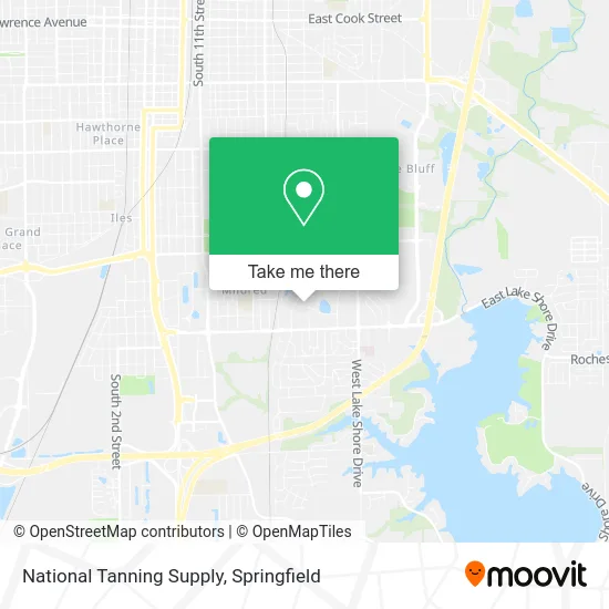 National Tanning Supply map