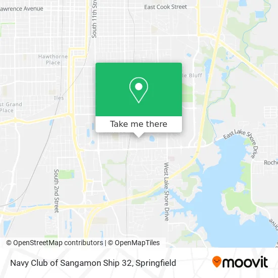 Navy Club of Sangamon Ship 32 map