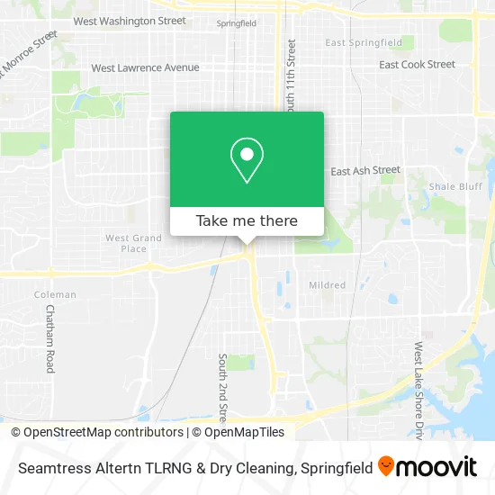 Mapa de Seamtress Altertn TLRNG & Dry Cleaning