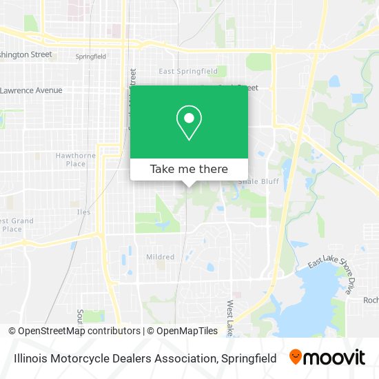 Illinois Motorcycle Dealers Association map