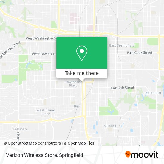 Verizon Wireless Store map