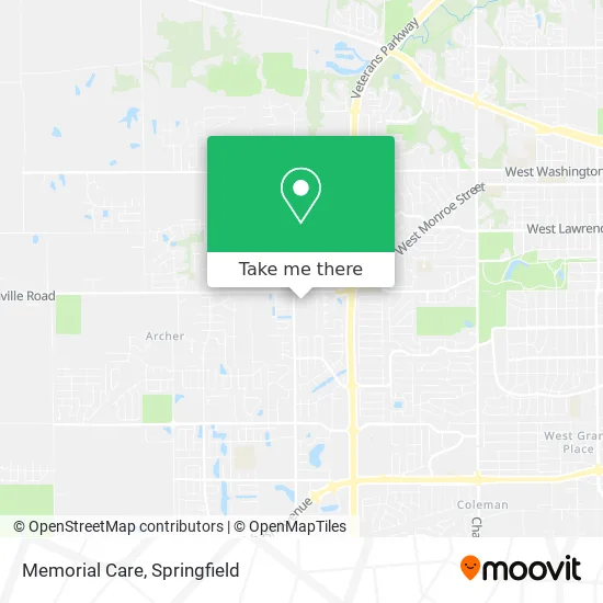 Mapa de Memorial Care