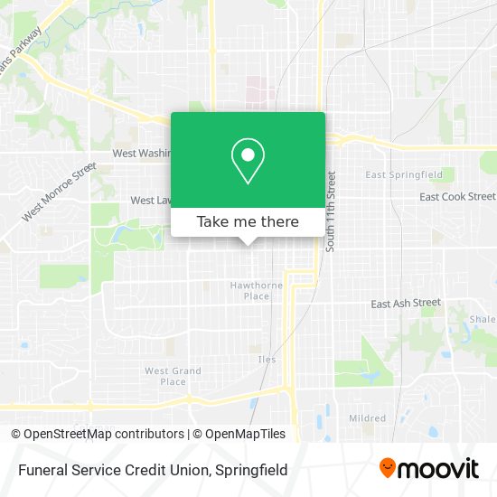 Funeral Service Credit Union map