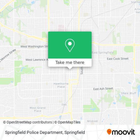 Springfield Police Department map