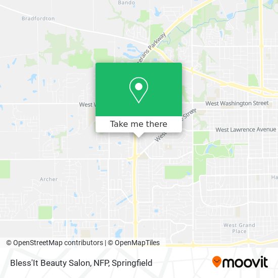 Bless'It Beauty Salon, NFP map