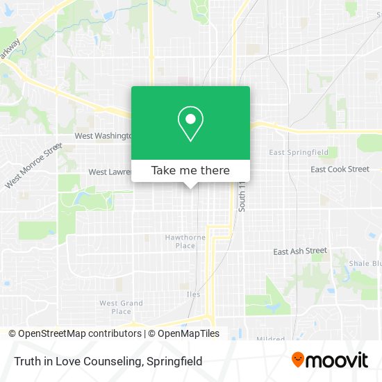 Truth in Love Counseling map