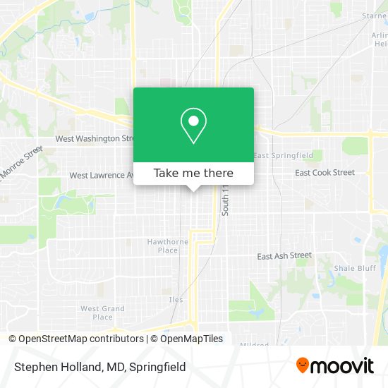 Stephen Holland, MD map