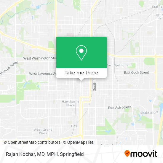 Mapa de Rajan Kochar, MD, MPH