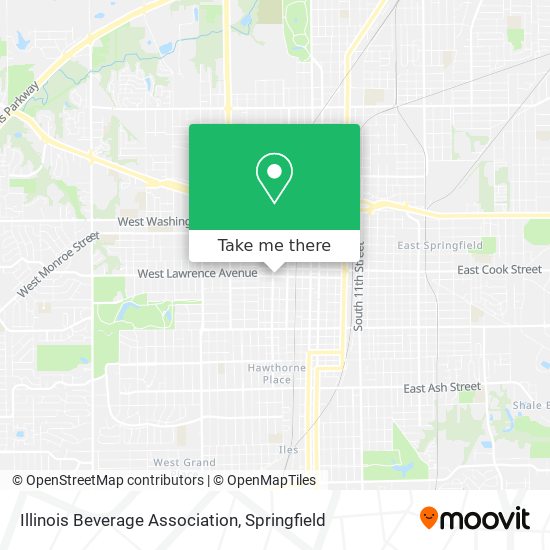 Illinois Beverage Association map