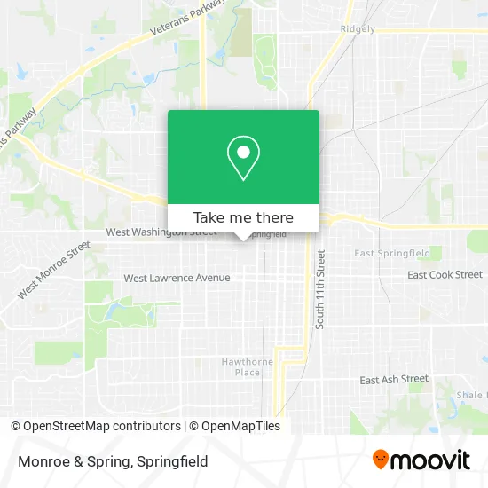 Monroe & Spring map