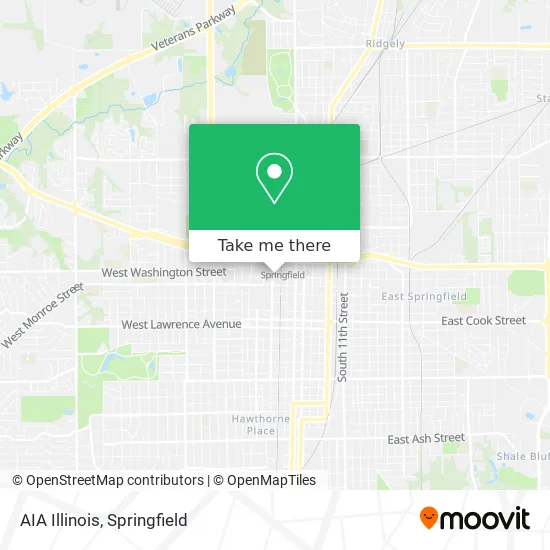 Mapa de AIA Illinois