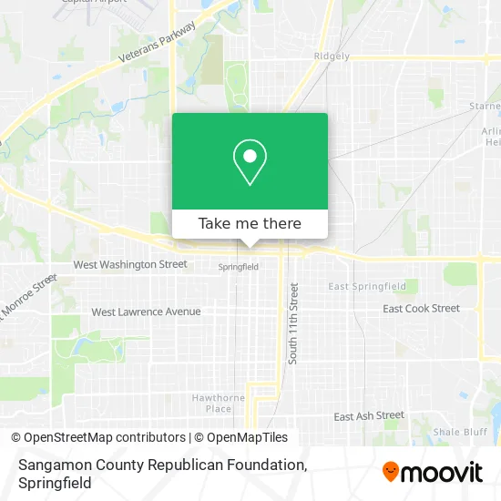 Mapa de Sangamon County Republican Foundation
