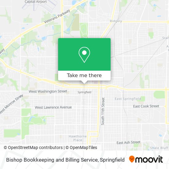 Bishop Bookkeeping and Billing Service map