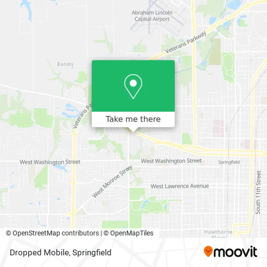 Dropped Mobile map