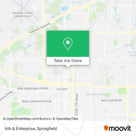 Mapa de 6th & Enterprise
