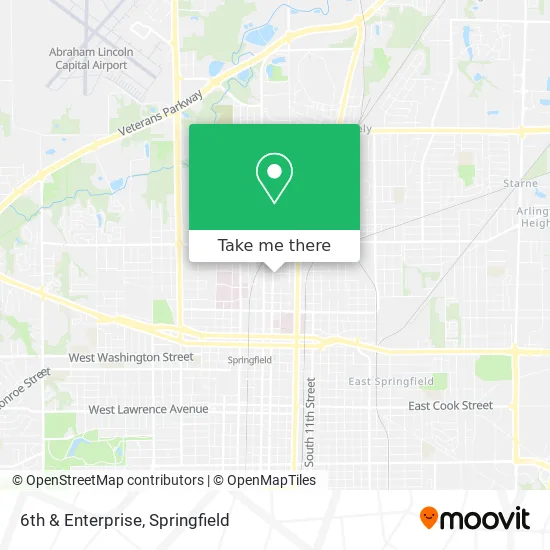 Mapa de 6th & Enterprise