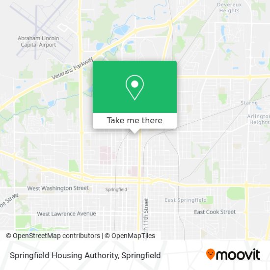 Springfield Housing Authority map