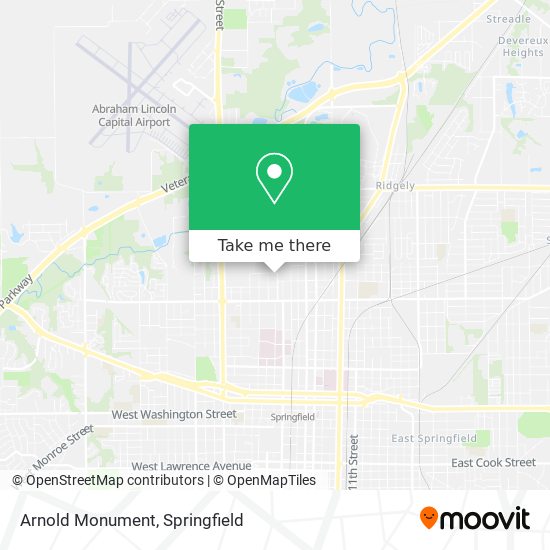 Mapa de Arnold Monument