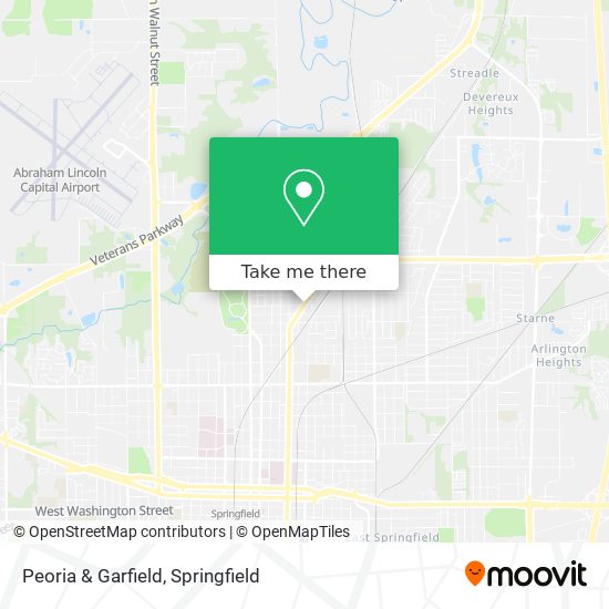 Mapa de Peoria & Garfield