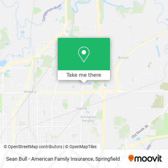 Mapa de Sean Bull - American Family Insurance