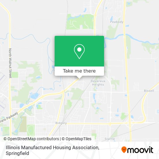 Illinois Manufactured Housing Association map