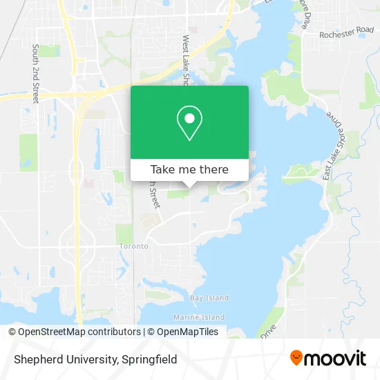Shepherd University map
