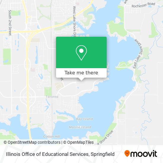 Mapa de Illinois Office of Educational Services