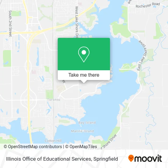 Illinois Office of Educational Services map