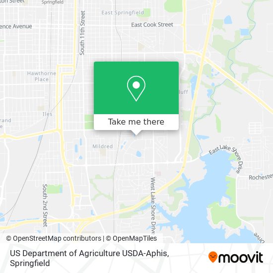 US Department of Agriculture USDA-Aphis map