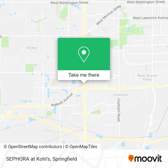 Mapa de SEPHORA at Kohl's