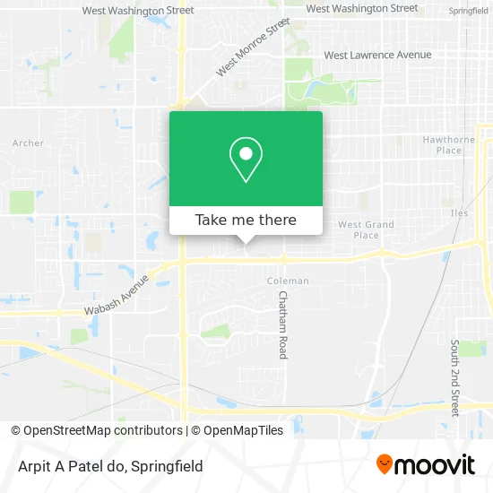 Mapa de Arpit A Patel do
