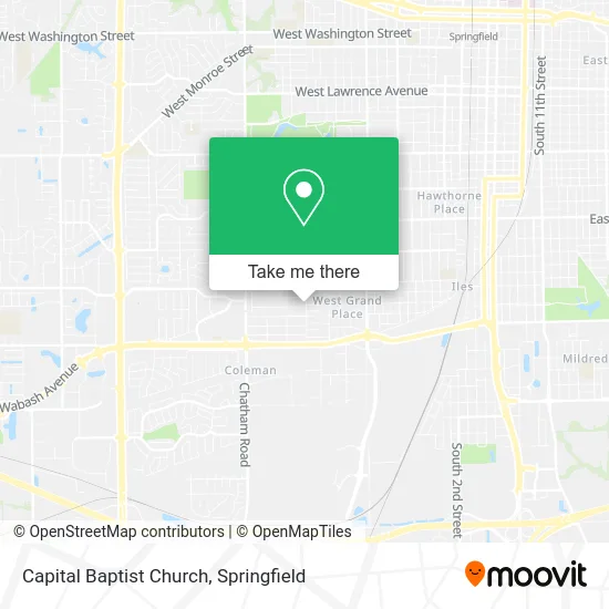 Capital Baptist Church map