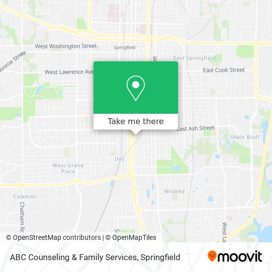 Mapa de ABC Counseling & Family Services