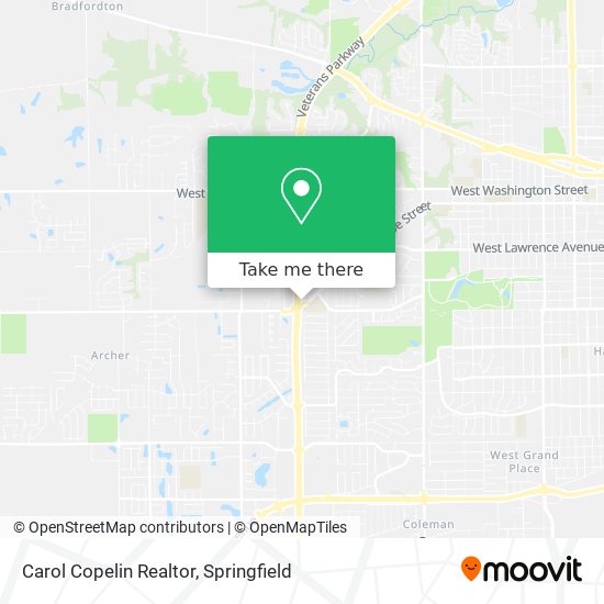 Carol Copelin Realtor map