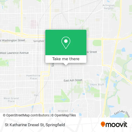 St Katharine Drexel St map