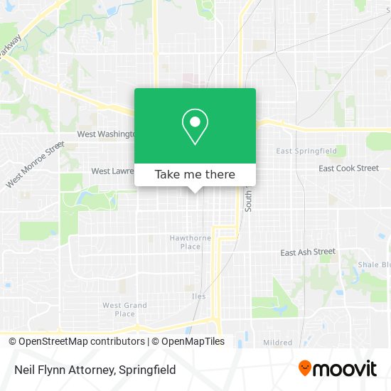 Neil Flynn Attorney map