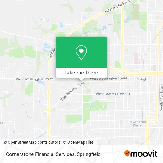 Cornerstone Financial Services map