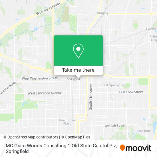 MC Guire Woods Consulting 1 Old State Capitol Plz map